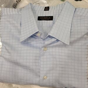 Serica Italian 100% Cotton Shirt - L 19"